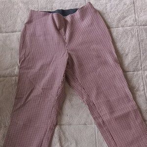 Plaid Side Zip Pants